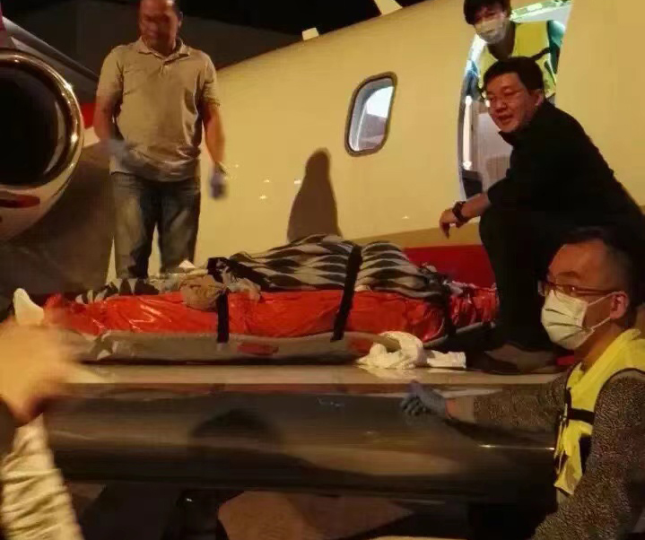 威海香港出入境救护车出租